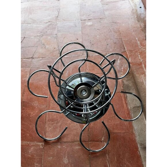 Stainless Steel 6 Cup Rotating Fundue Carousel Only - Picture 2 of 6